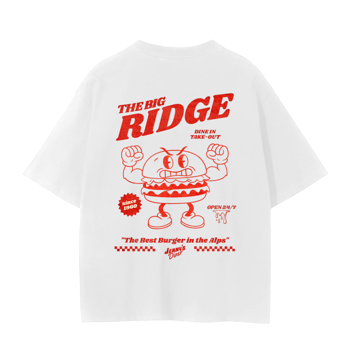 The Big Ridge Tee - White